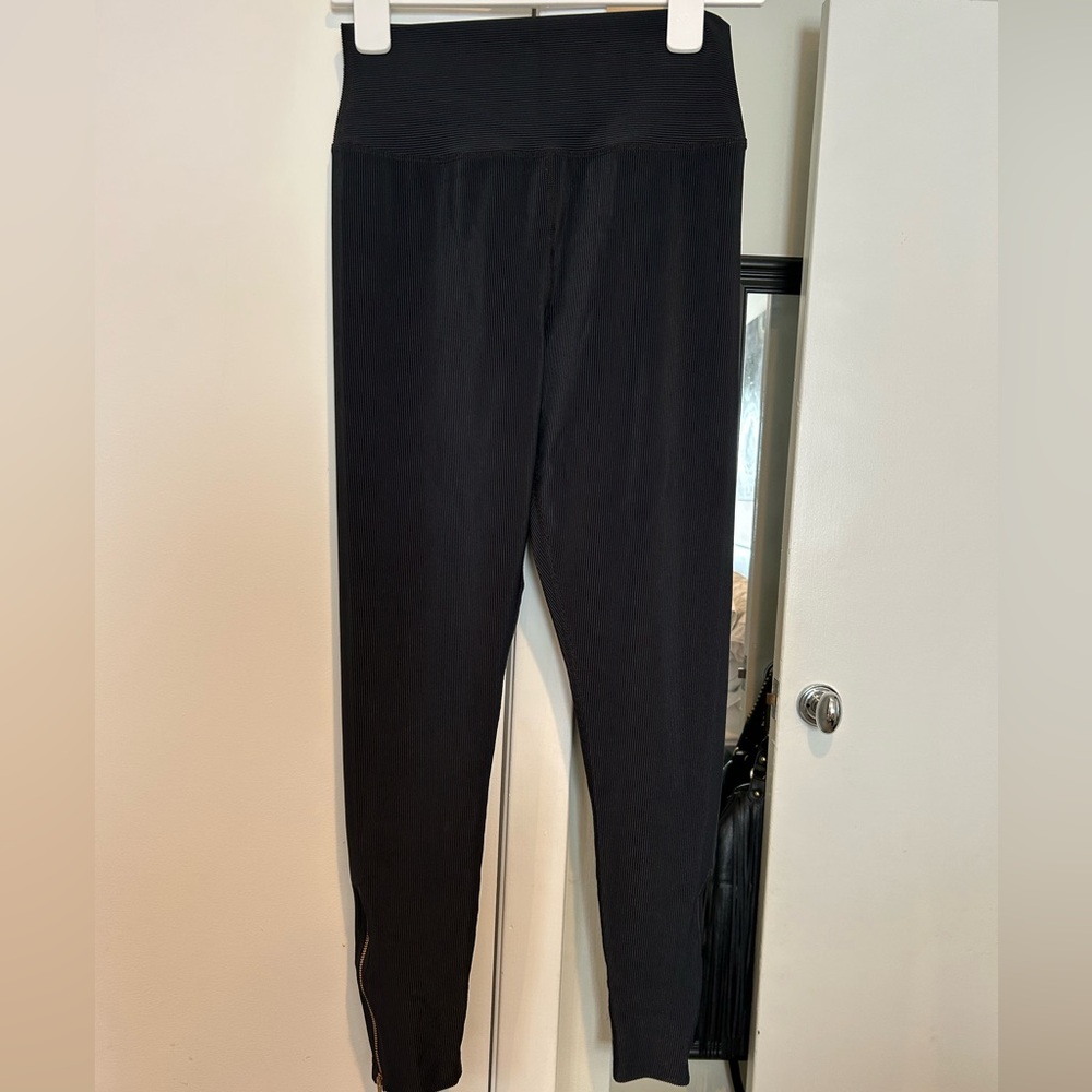 LNA Charcoal Ribbed Leggings
